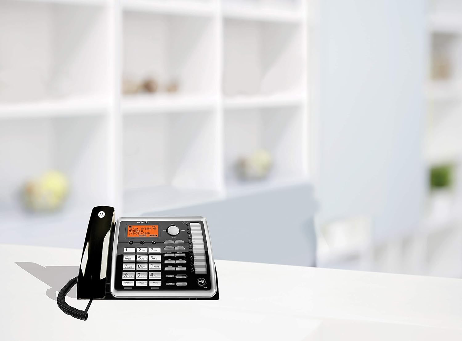 Top Rated Motorola ML25260 DECT 6.0 Expandable Corded 2-line Business Phone with Caller ID, Black, Accessory Unit - Corded Handset Get Special Price Motorola ML25260 DECT 6.0 Expandable Corded 2-line Business Phone with Caller ID, Black, Accessory Unit - Corded Handset