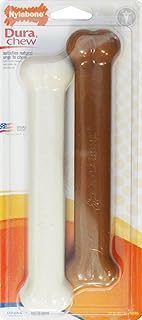 大型犬用歯磨きおもちゃ ナイラボーン デュラチュウ チキン＆ベーコン味 ラージサイズ [並行輸入品]