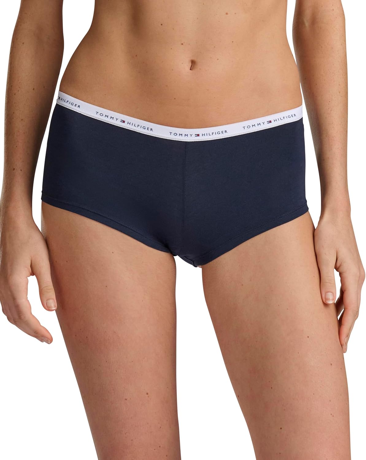 Tommy Hilfiger womens 5-pack Classic Cotton Logo Boyshort - Image 3