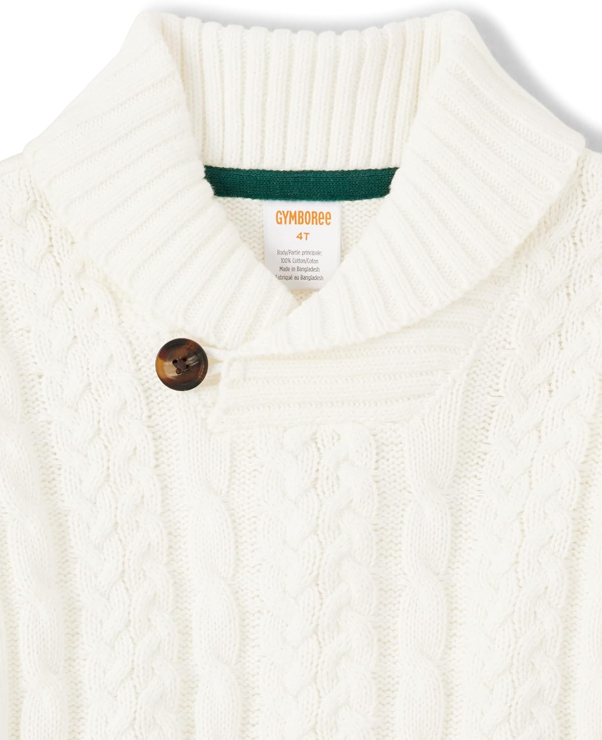 Gymboree Boys and Toddler Long Sleeve Cable Knit Shawl Sweater: Clothing, Shoes & Jewelry