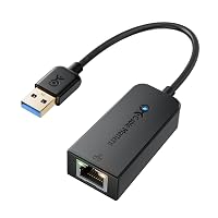 Cable Matters USB 3.0 - RJ45 Gigabit Ethernet Adapter 10/100/1000 Mbps Hálózati Konverter Fekete 1
