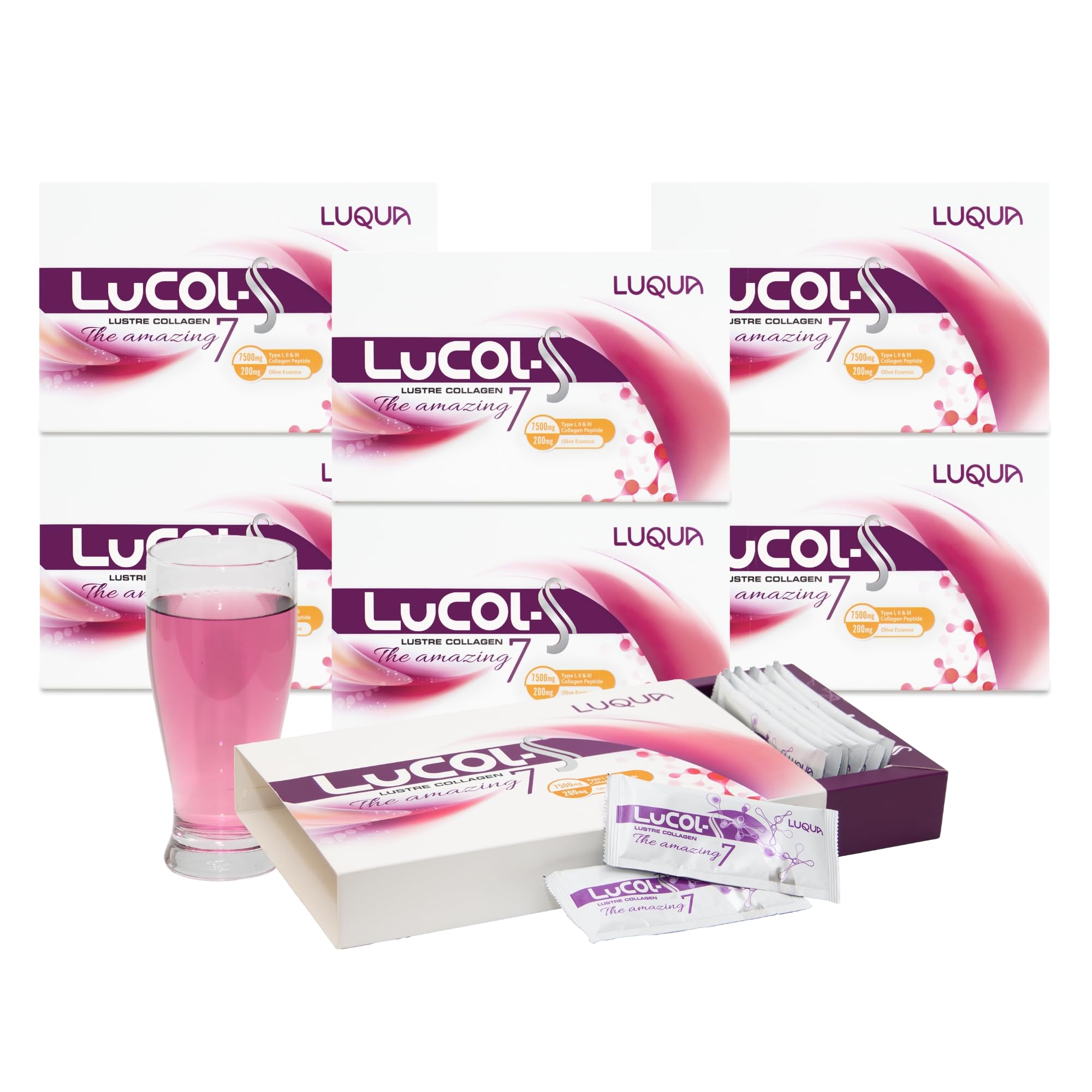LuCOL-S Collagen Daily Collagen Wellness for Women Men 20s x 10g 1 Box