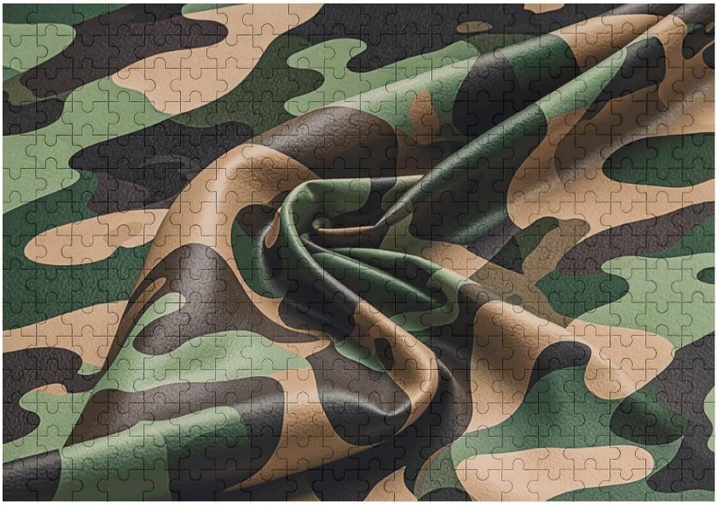 Army Digital Camouflage Puzzles for Adults 300 PCS Home Decor image 3