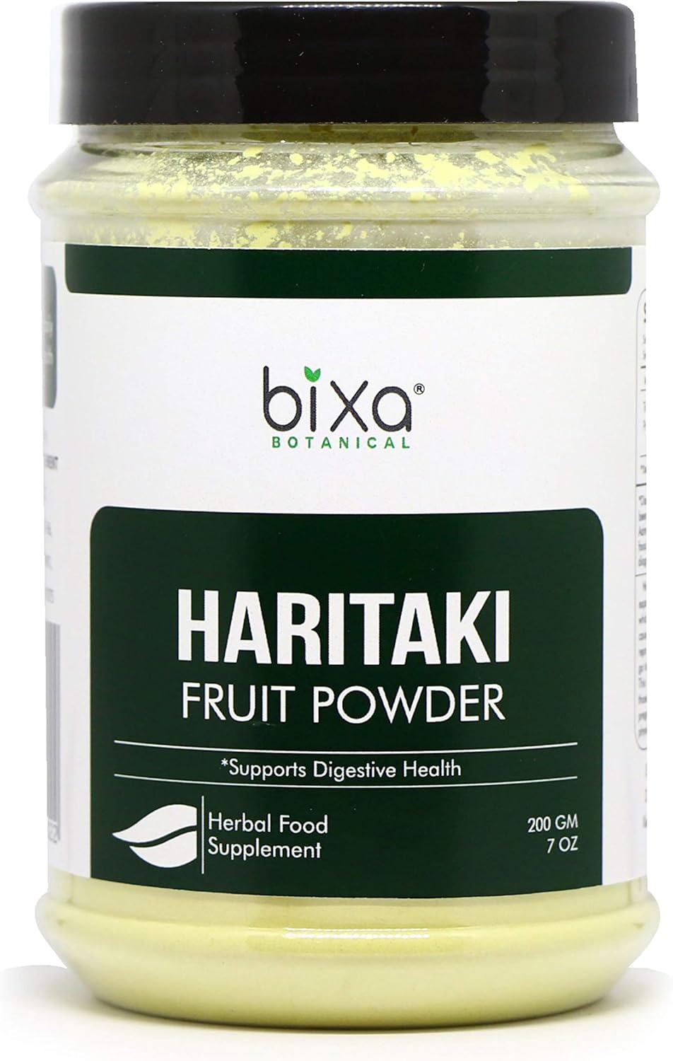 bixa BOTANICAL Haritaki Powder | Terminalia Chebula | 200 Grams / 7 OZ | Natural Bowel Cleansing | Ayurvedic Herbal Supplement | Gluten Free, Non-GMO, Steam Treated, Vegan, 100% Pure.