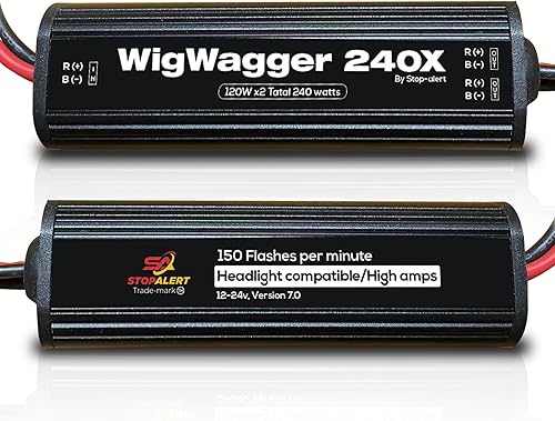 WigWagger señal oscilante electrónica alternante, con 72 destellos de LED, relé de emergencia para policía, ambulancia, controlador universal de LED