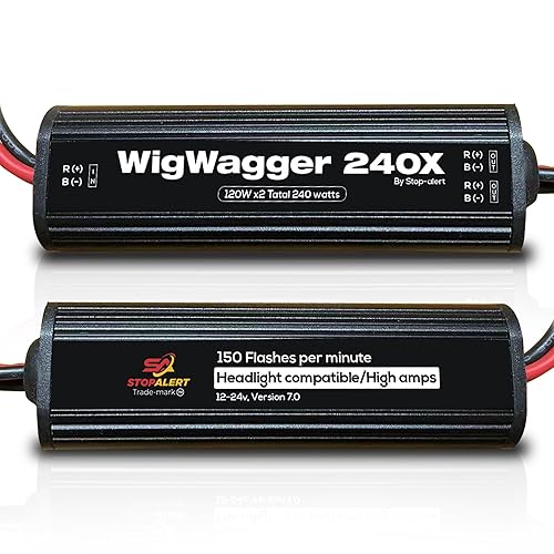 WigWagger señal oscilante electrónica alternante, con 72 destellos de LED, relé de emergencia para policía, ambulancia, controlador universal de LED