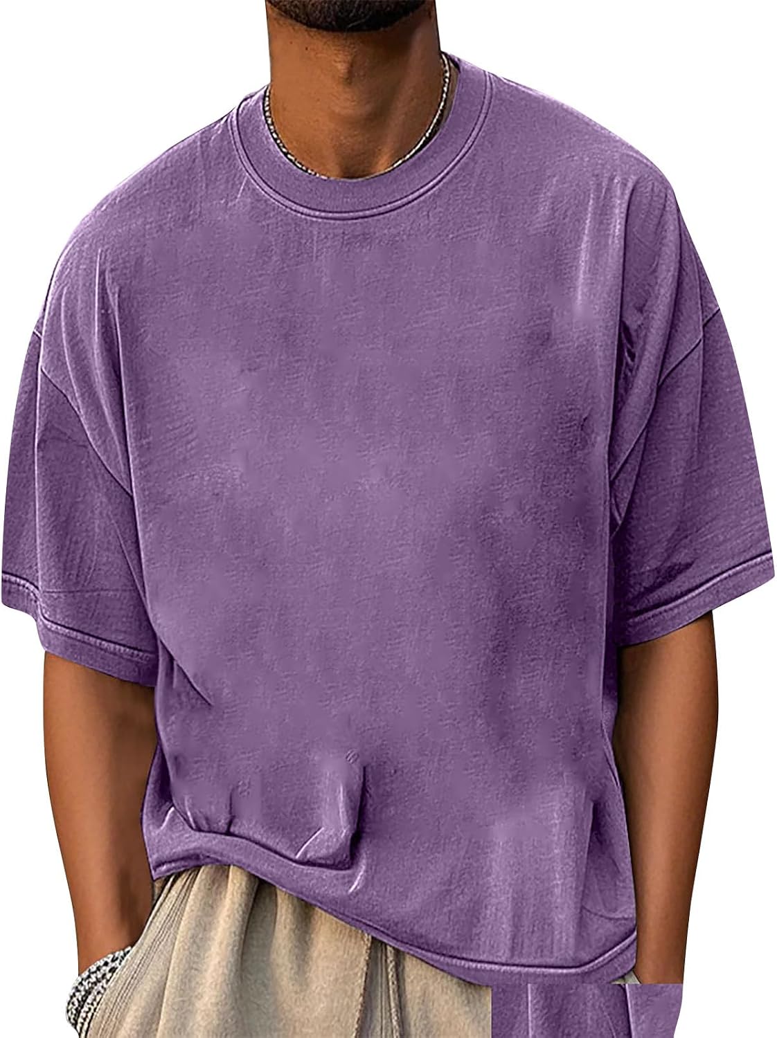 WENKOMG1 Retro T Shirts for Man Short Sleeve Vintage Style Athletic Workout Casual Daily Tee Shirts, S-3XL