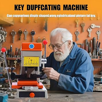 Automatic Key Duplicator Machine for Precise Key Copying, Ideal for Duplicating Door and Car Lock Keys