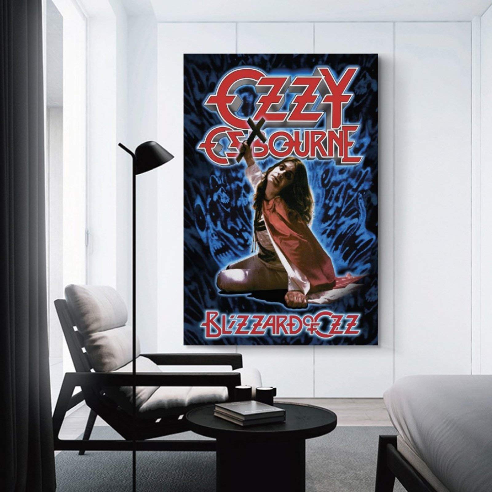 Poster Toile Ozzy Osbourne - Déco Murale Musicale 30 X 45 Cm (sans Cadre) - 7