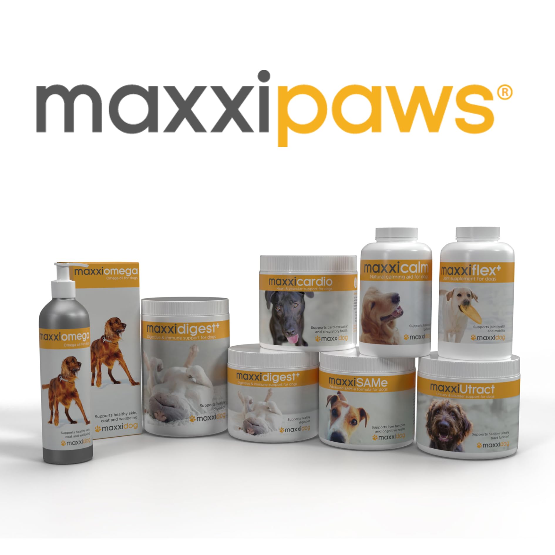maxxipaws – maxxiUtract Canneberge Complément Alimentaire Urinaire pour la Vessie des Chiens – Supplément Canin pour Le Contrôle de la Vessie et la Santé des Voies Urinaires (Poudre 150g)