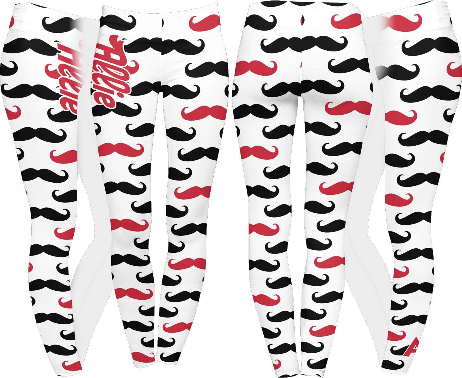 Personalized Mustache Print Ladies Leggings