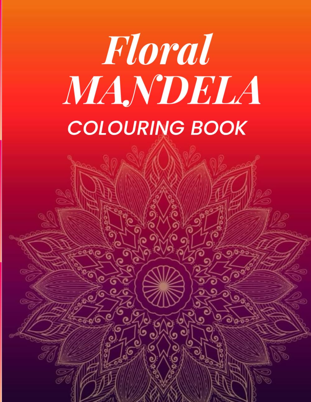 Floral Mandela Colouring Book