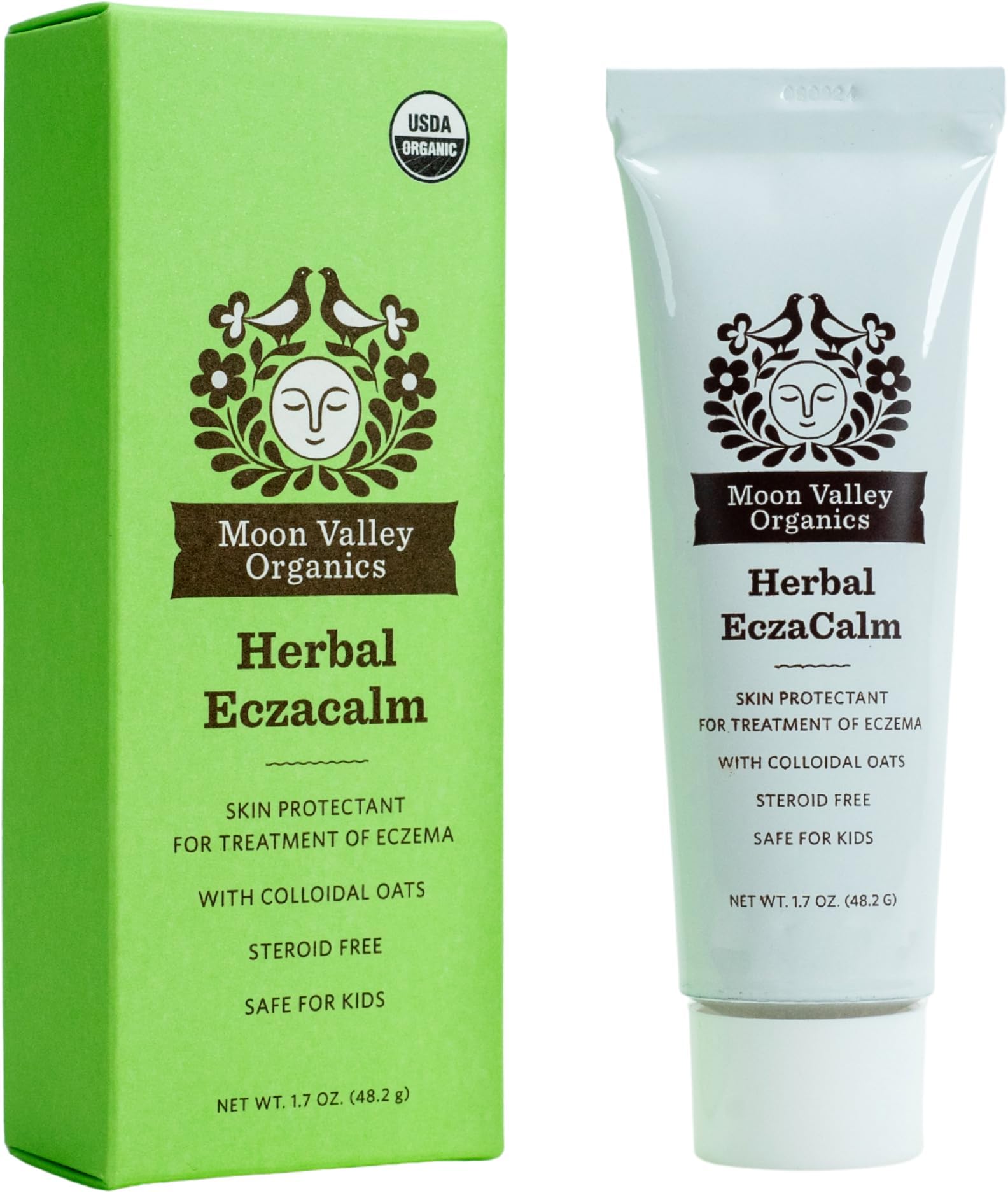 - Eczacalm, Eczema and Psoriasis Cream, Herbal Skincare Ointment for Dry and Itchy Skin, Lotion with Colloidal Oats, Beeswax, and Aloe Vera, 1.7 oz