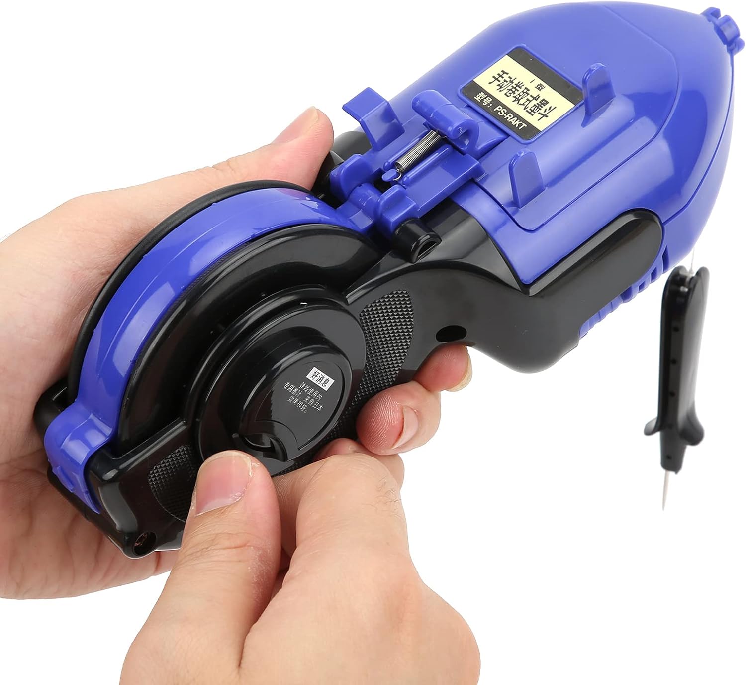 Respicefinem Carpenter Ink Marker with 30m Chalk Line Precision Scriber for Woodworking Carpentry Construction Tasks 0.6mm Thick Lines