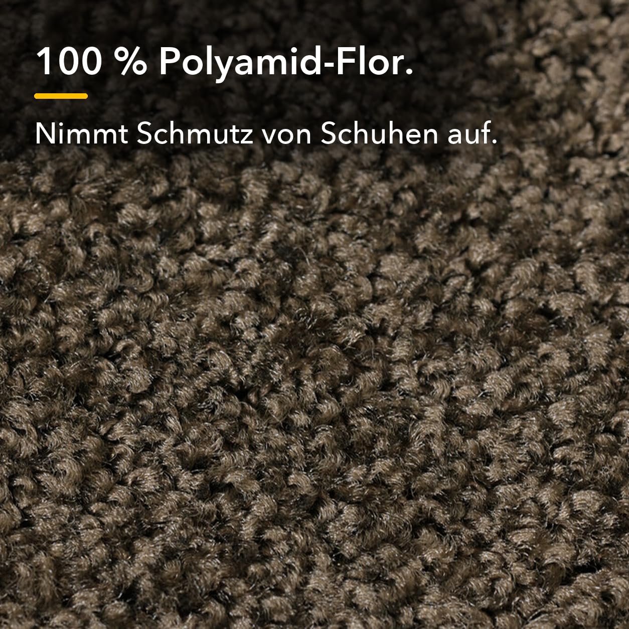 Entrando DUSTBLOCK Schmutzfangmatte 60x180 cm, Braun, rechteckig