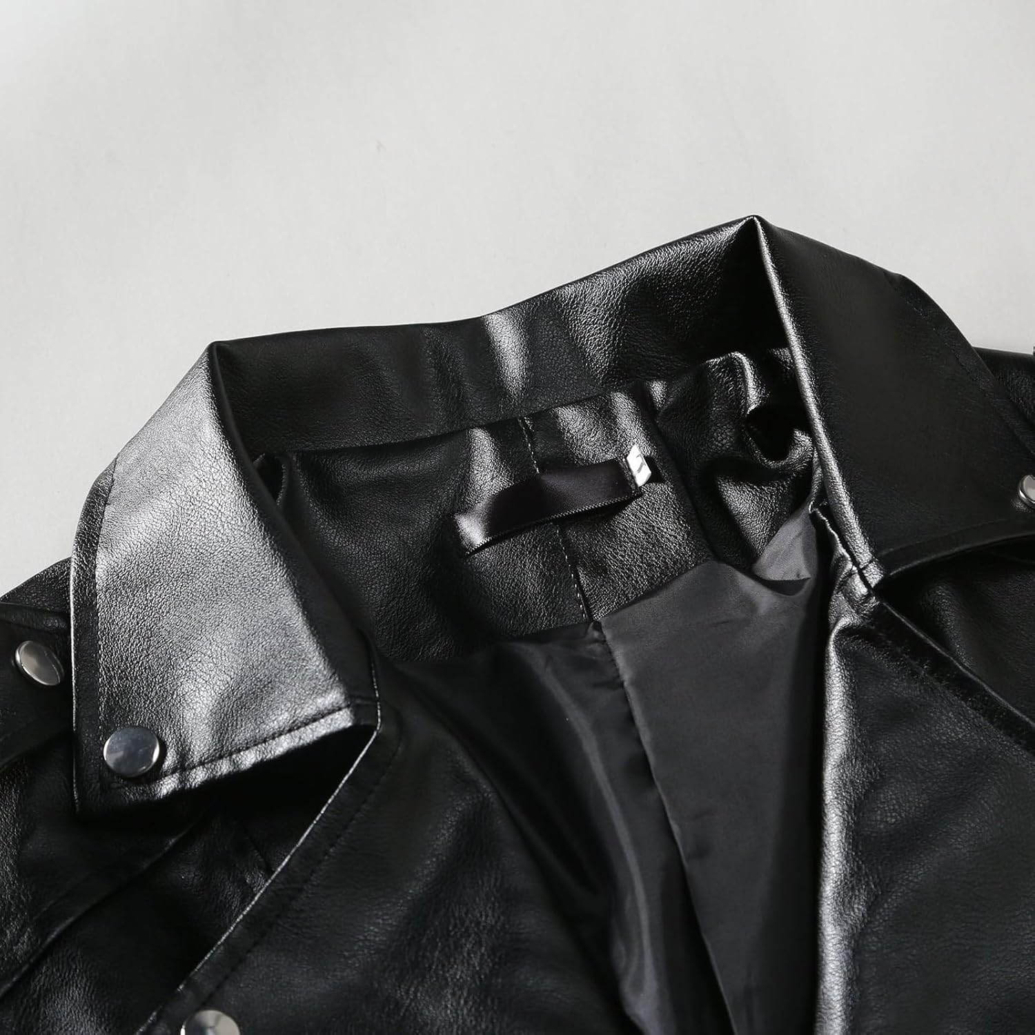 Men's Leather Jacket Winter Vintage Motorcycle Biker Coats Stylish Zipper Moto Riding Racing Jackets