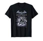 Batman: Arkham Origins Deathstroke Roof Top Distressed T-Shirt