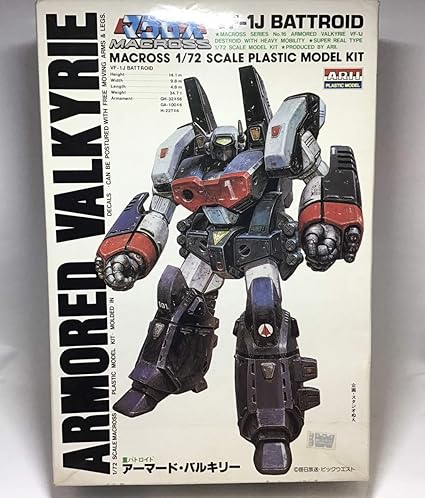 Amazon Co Jp 未組立 超時空要塞マクロス Vf 1j 重バトロイド アーマード バルキリー 1 72 プラモデル アリイ Arii ホビー 通販