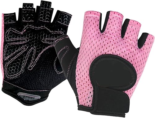 Guantes de gimnasio para levantamiento de pesas para hombres y mujeres fitness antideslizantes medio dedo entrenamiento culturismo entrenamiento