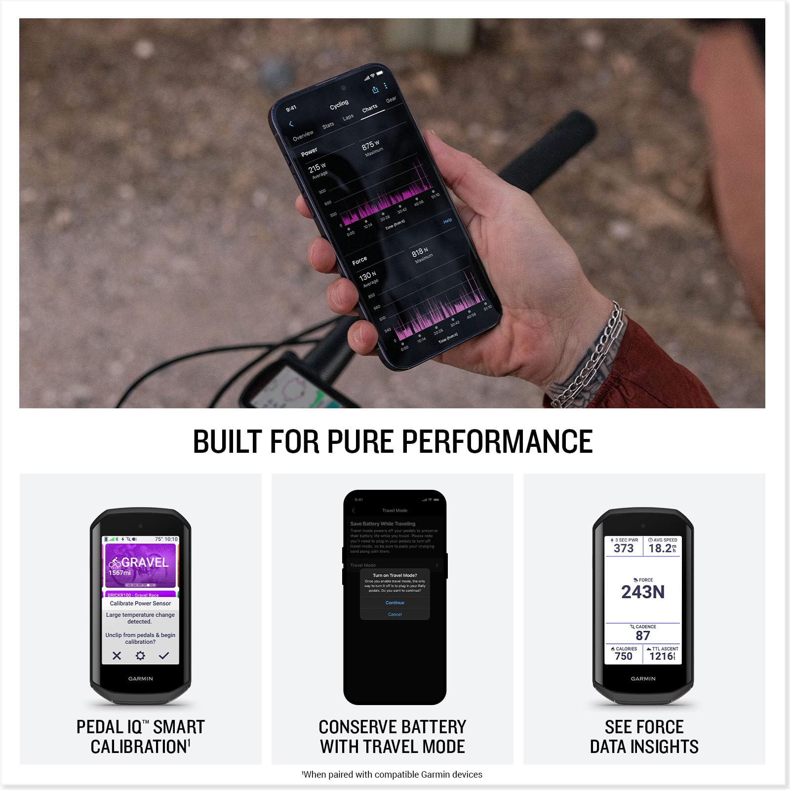Amazon | Garmin Rally XC110 サイクリスト用シングルセンシングパワー