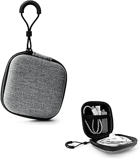 1 Pcs EVA Headphone Storage Bags,Multi-functional Headphone Storage Portable Storage Cases,Portable EVA Zip Shell Carrying Earbud Storage Shockproof Pouches with for Put Wired Headset