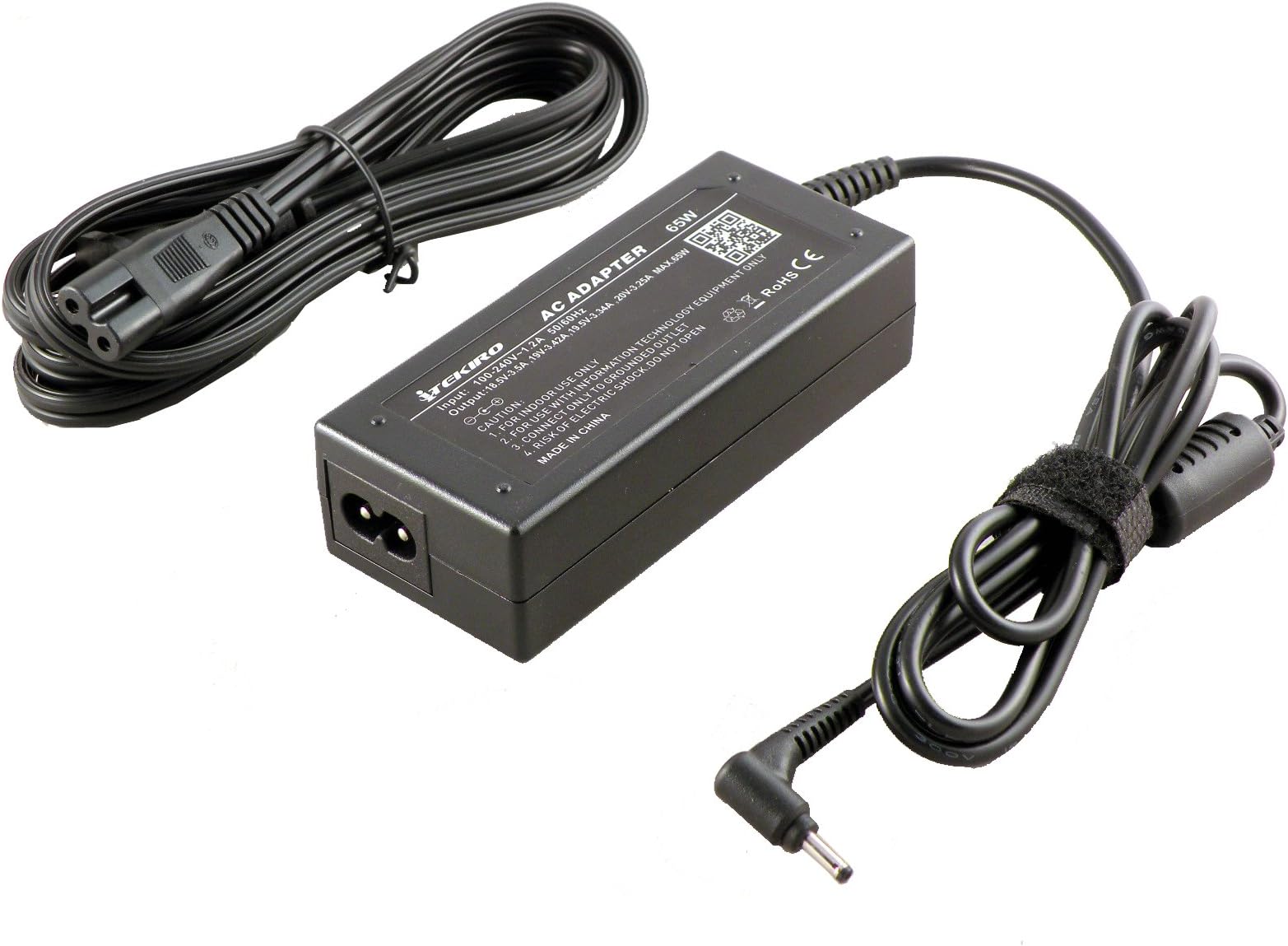 iTEKIRO 65W / 45W AC Adapter for Acer CB3-431 CB3-521 CB3-531 CB3-532 CB5-132T CB5-311 CB5-311P R5-571t R7-371T R3-371T R7-372T S7-392 SA5-271 SF114-32 SF313-51 SF313-51 SF314-51 SF314-54 SF314-55