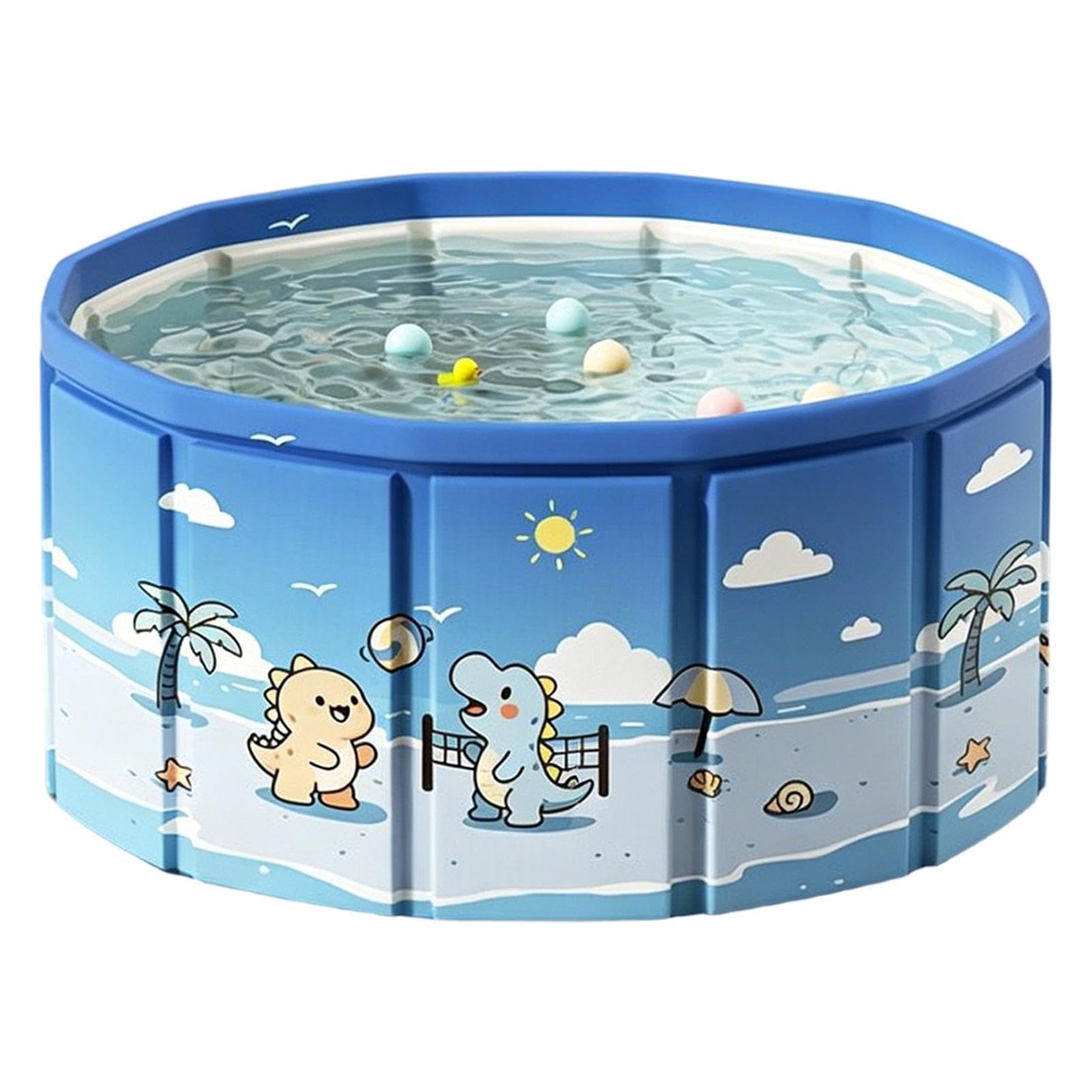 Fold Up Pool Outdoor Water Play Toys with Drain Pipe