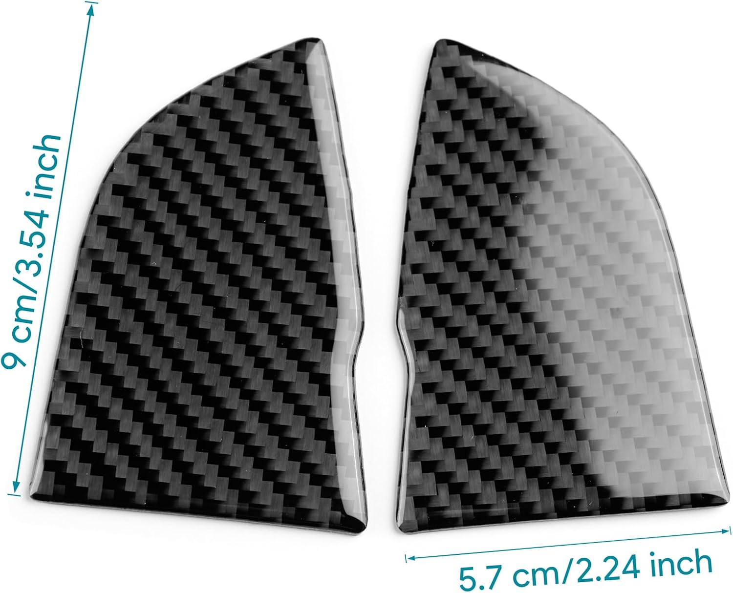Trunk Pushbutton, Real Carbon Fiber Covers for MINI Coopers F65 F66 F67 2024 2025, Protective Panels Car Interior Accessories, Black