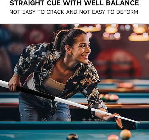 Vista 58 de GSE - Tacos de billar compuesto de fibra de vidrio de 58 pulgadas, 2 piezas