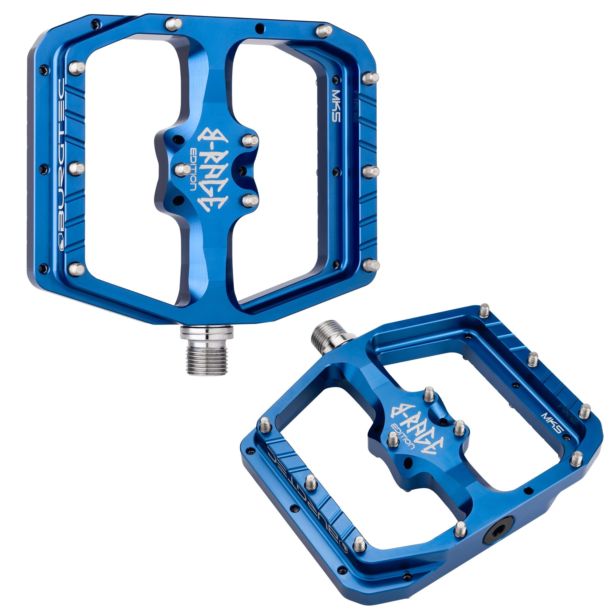 Amazon.com : Burgtec Mk5 Penthouse Flat B-Rage Pedals | bike