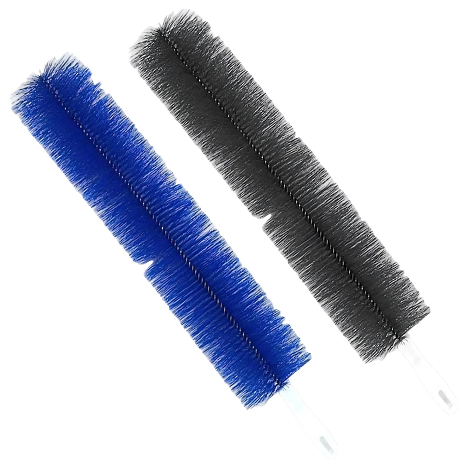 Fan Upkeep Brush Set, 2 Pack Household Care Brushes with 41 Cm Long Reach, Blue Gray Brushes for Regular Ceiling Fan Tasks