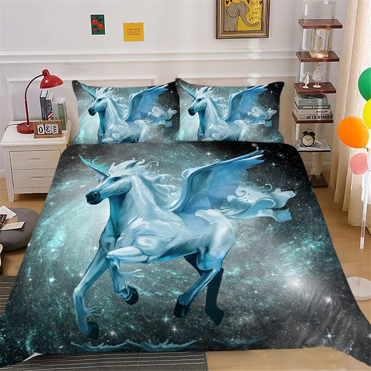 unicorn bedding single