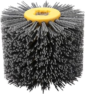 Wire Drawing Wheel Brush, Burnishing Brush, 240 Grit Burnishing Polishing Wheel for Derusting, Deburring and Cleaning Wooden Floor