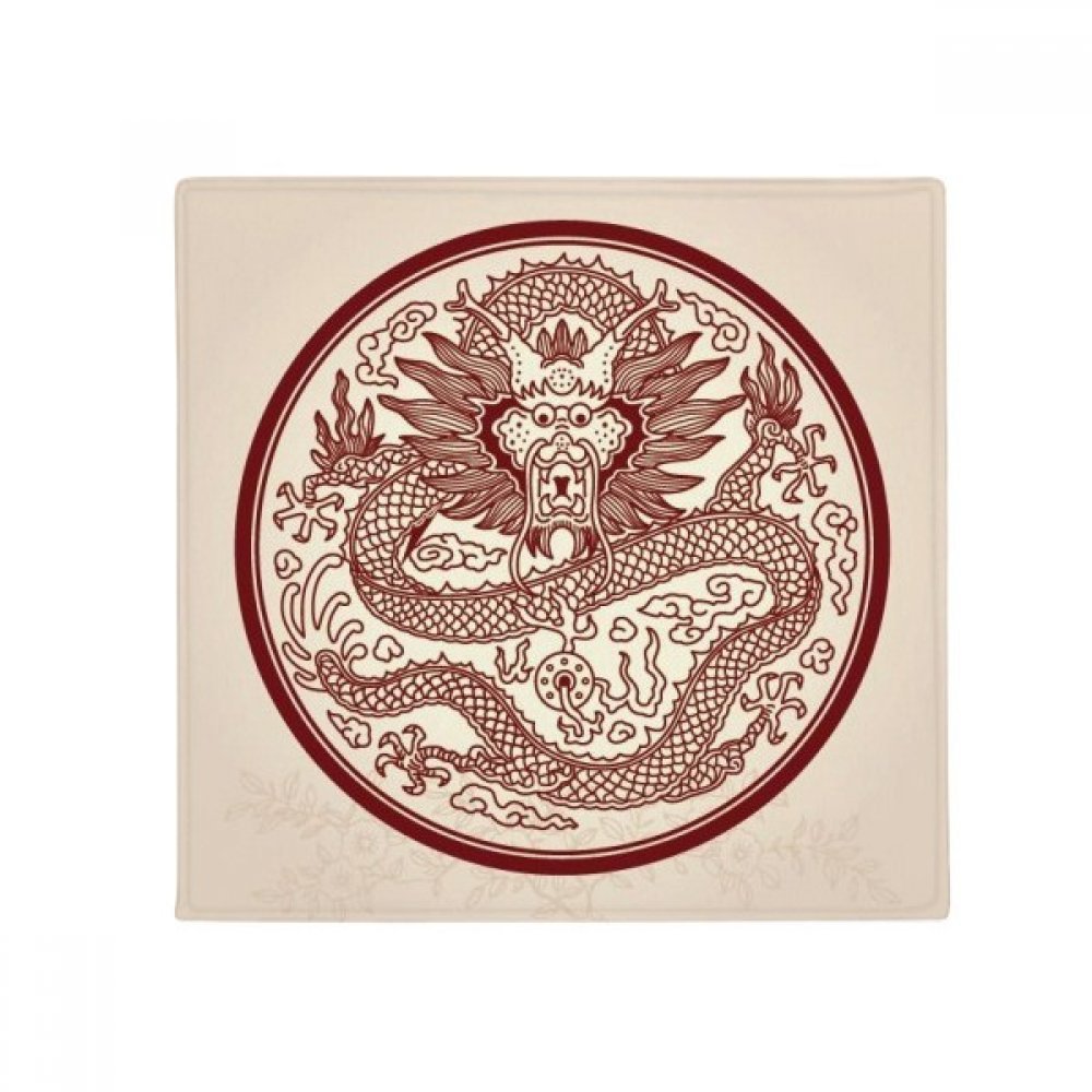 Tapis anti-slip dragon chinois 80cm stable pour cuisine et animaux