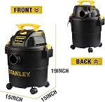 Stanley Wet/Dry Vacuum, 5 Gallon, 4 Horsepower AC , Black, SL18115P