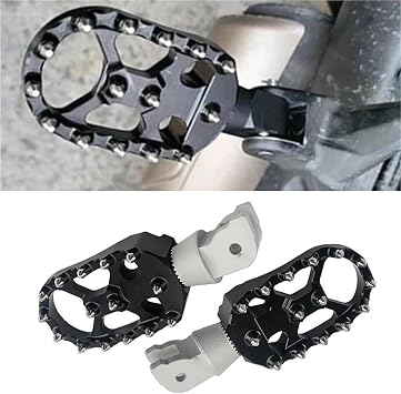 Foot Pedal Foot Pegs Rotatable Rest For Ducati HYPERMOTARD 950 RVE 2021 Motorcycle FootPegs 360 Degree Adjustable Front Rear FootrestSilver