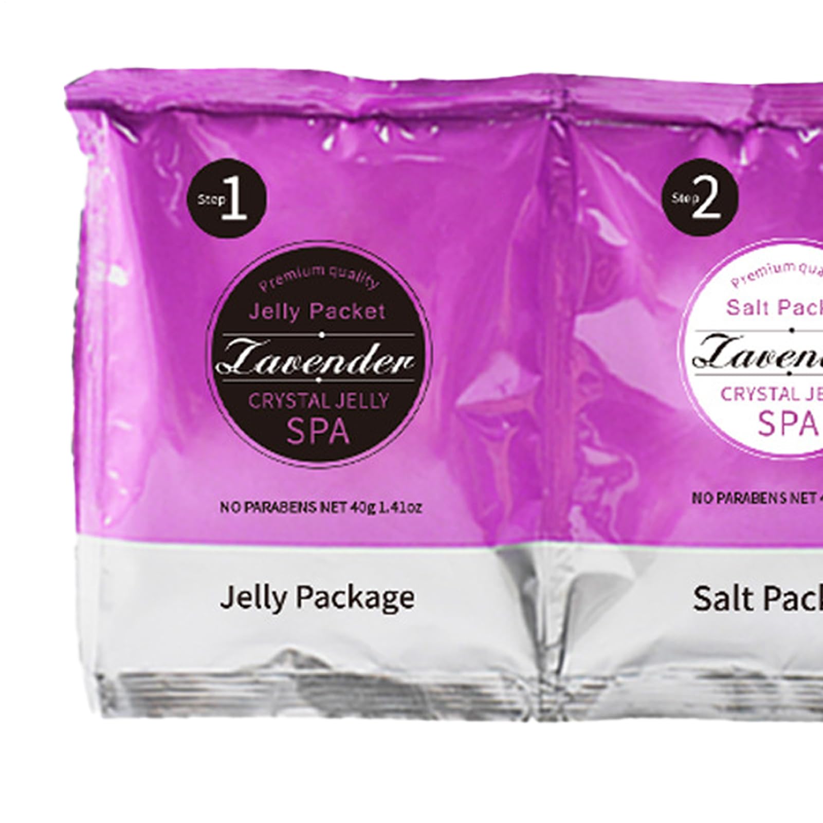 Pedicure Foot Bath - Estrarre le serrature nel bagno galleggiante gelatina di idratazione | I pacchetti di pedicure si adattano al jelly fooet | Gel ohh spa pedicurre rimuovi sporco, sudore
