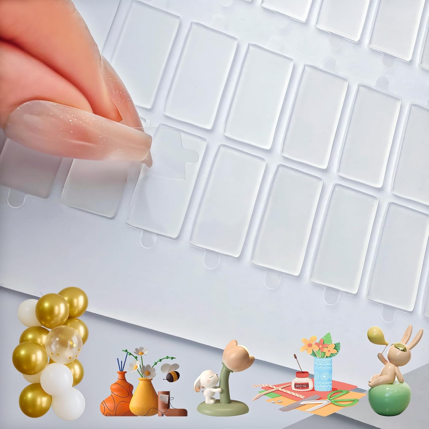 ZVP Removable Glue Dots for Balloon Poster Craft Decor (100, 0.78 in)