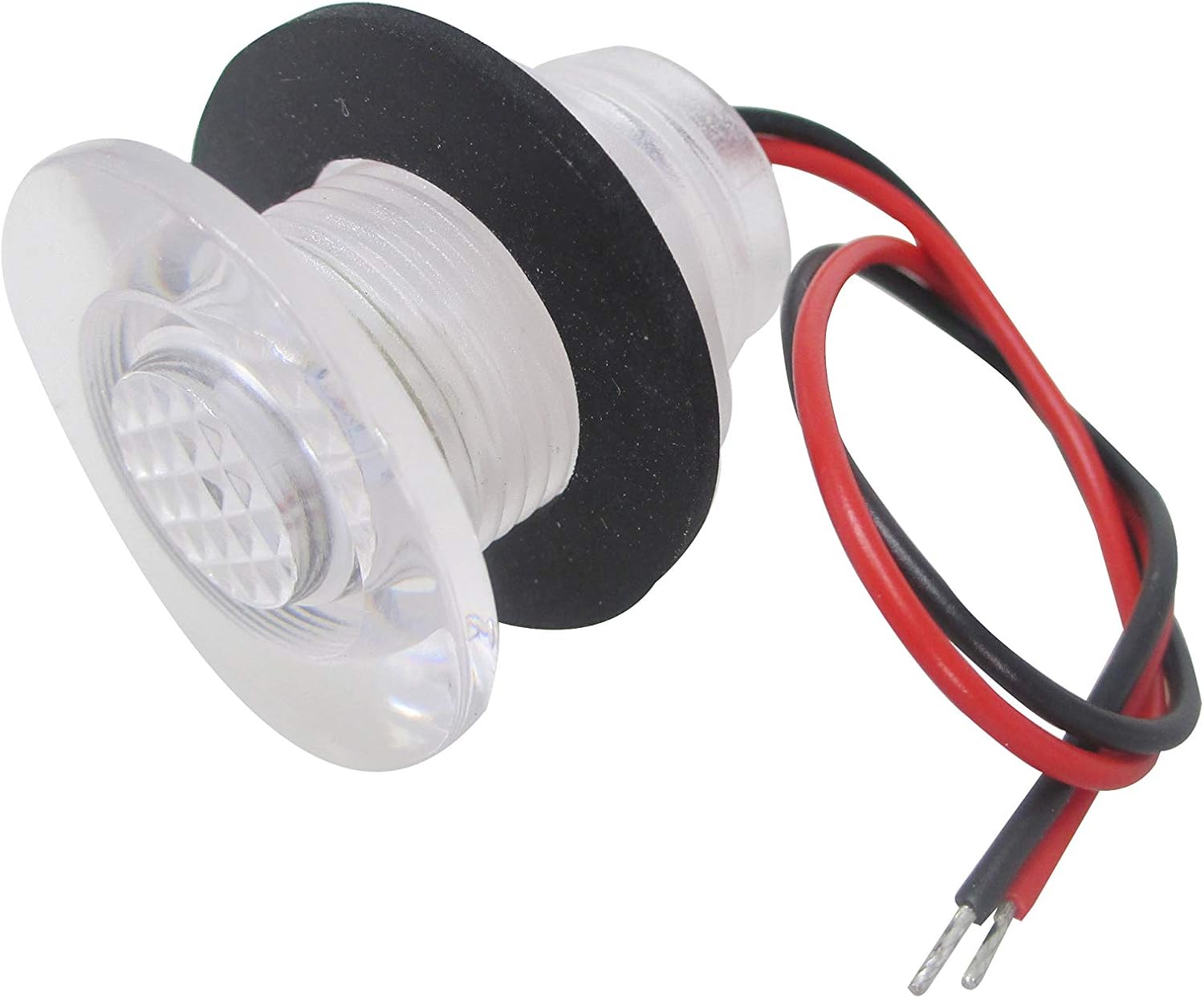 Marine Boat LED LIVEWELL Round Button White Courtesy Light OEM Waterproof : Sports & Outdoors