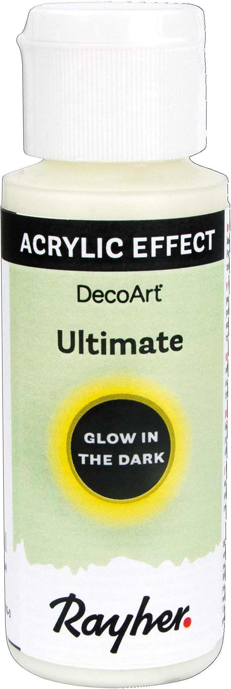 Rayher35040000 Ultimate Glow in The Dark Bottle 59 ml, White, Normal