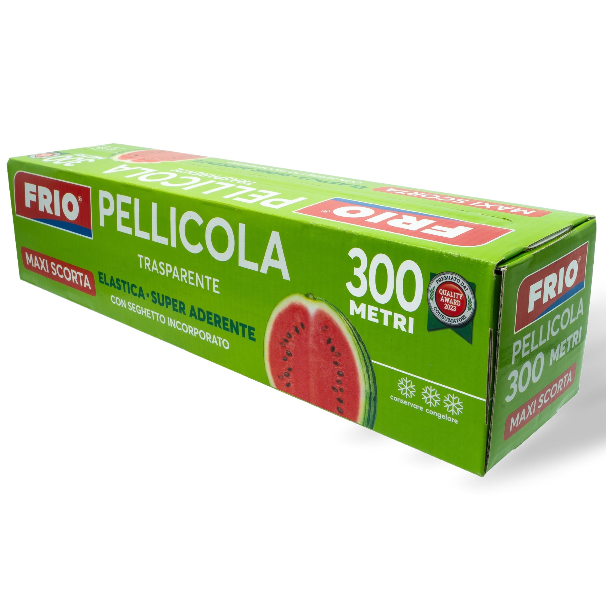 FRIO - Folia PVC spożywcza 300 m - Profesjonalny piórnik z piłą do metalu - elastyczna i samouszczelniająca do przechowywania i owijania