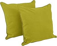 Vista 1 de Blazing Needles Almohadas de piso de sarga con cable (juego de 2), 25", lima Mojito