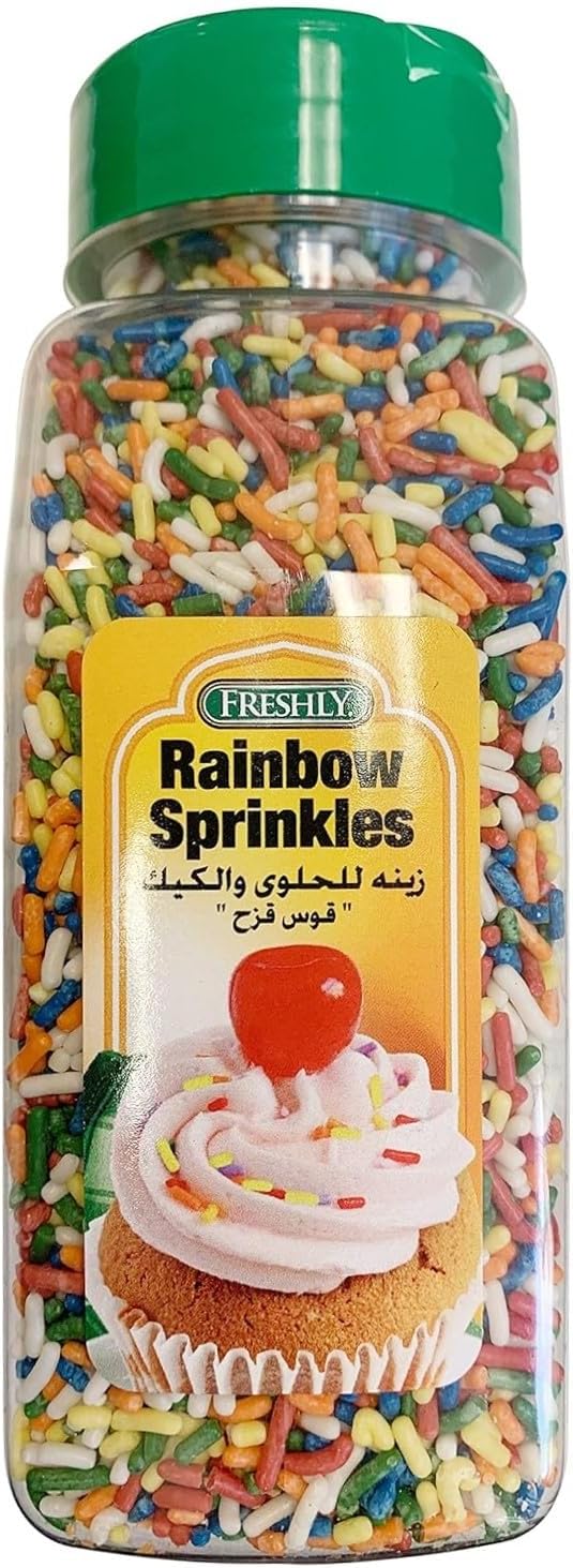 Bakers Choice Rainbow Sprinkles for Baking Rainbow