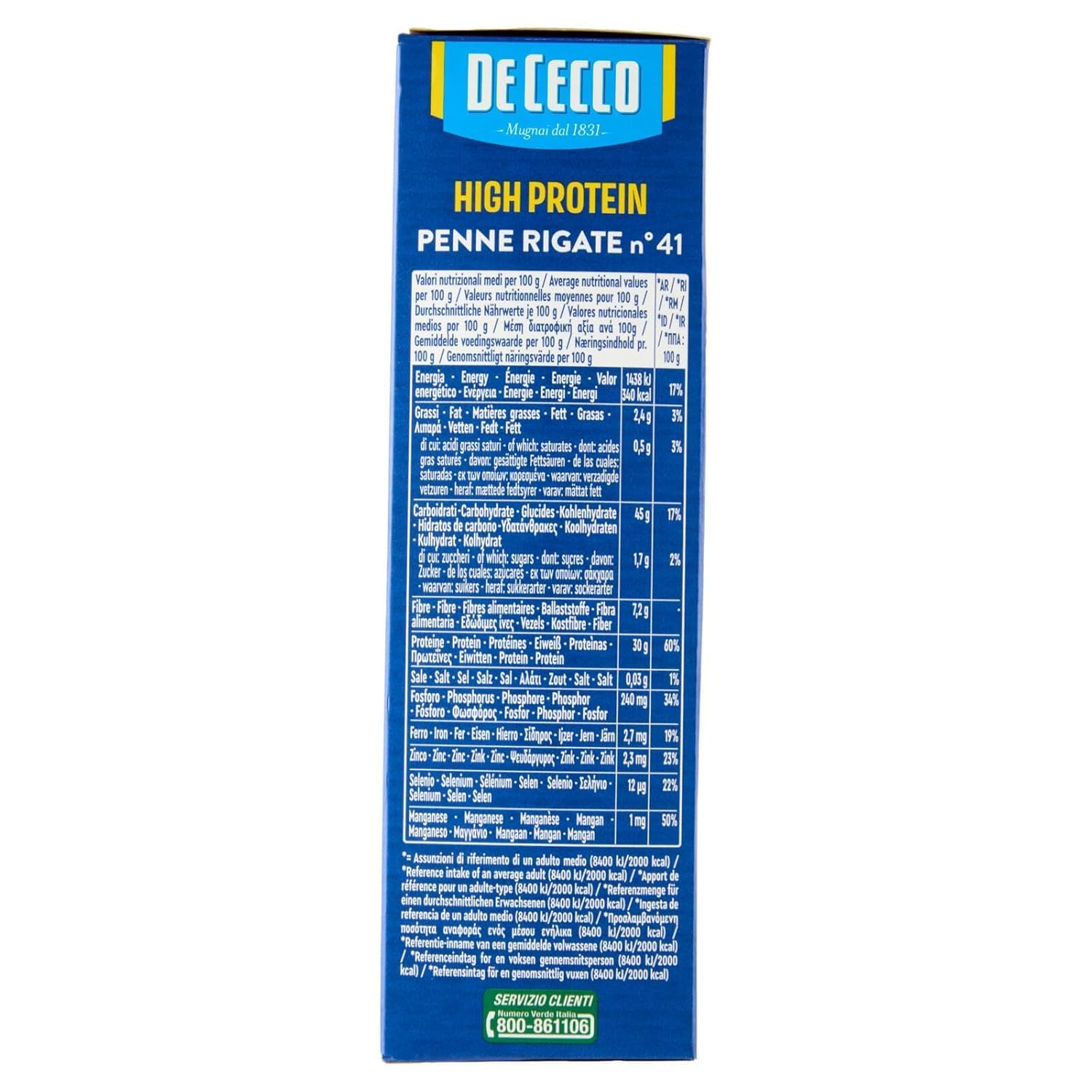 Italian Gourmet Bundle High Protein Pasta 12x 400g + Italian Gourmet Polpa Gratis – Proteinreiche Penne Rigate mit 30% Protein, Vegane High Protein Nudeln für Fitness, Muskelaufbau, Meal Prep