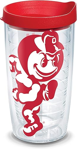 Vaso térmico con tapa, marca Tervis, Ohio St U Brutus Col2, Transparente