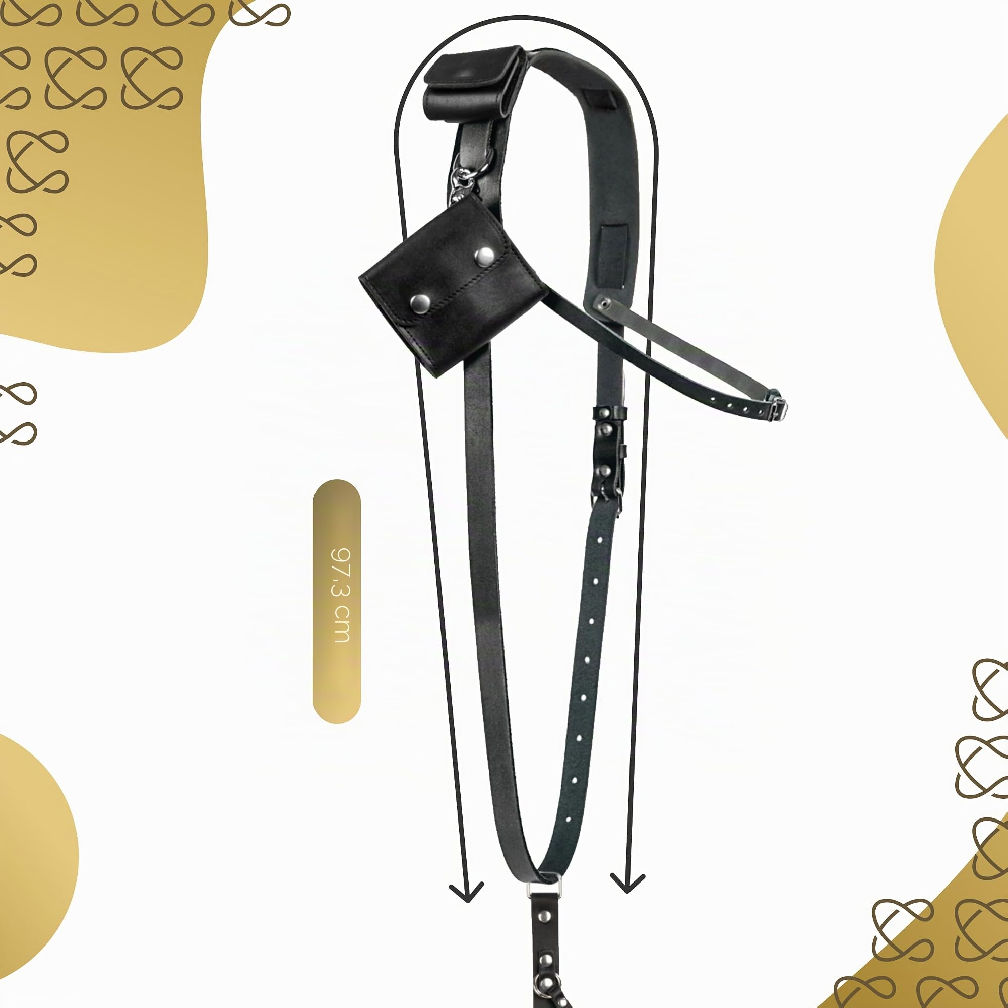 C Coiro Schultergurt Zubehör für Eine Einzige Kamera - Professionelle Hals Leder Harness 1 Kamera