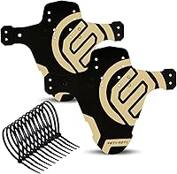 Vista 31 de FIFTY-FIFTY Guardabarros para Bicicleta de Montaña, Guardabarros MTB, Guardabarros de Bicicleta Compatible Delantero y Trasero, Compatible