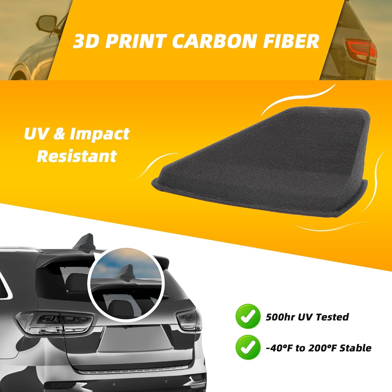 Shark Fin Antenna for 2016 2017 2018 Kia Sorento GPS Antenna Repair Cover (Black)