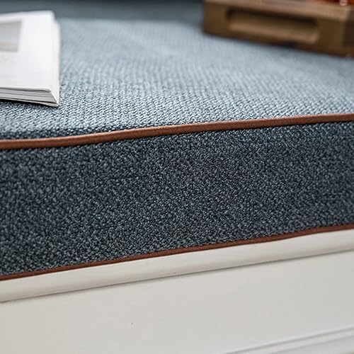 Miniatura 4 de KaYomax Cojín de asiento para ventana de bahía de interior, almohadillas de asiento de banco personalizadas, de alta densidad, muebles de patio al