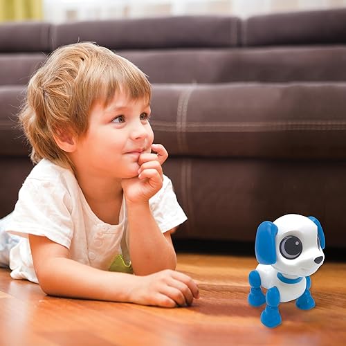 Miniatura 4 de Lexibook Power Puppy - Mini - My Little Robot Dog - Perro robot con sonidos, música, efectos de luz, repetición de voz y reacción de sonido, juguete